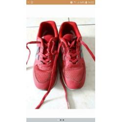 Dames New Balance 574 rood 38