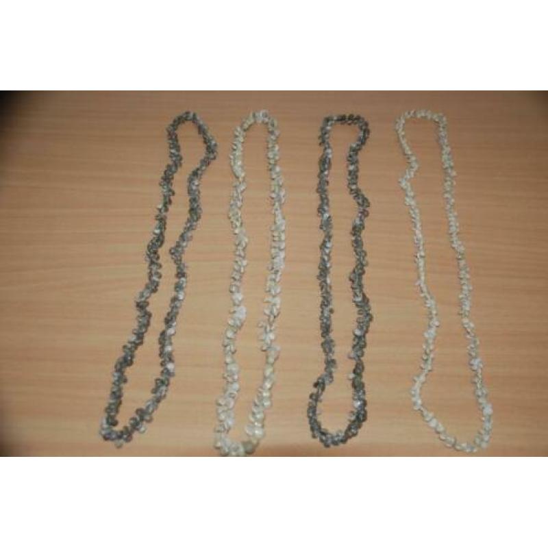 Ketting schelpen 4 x.