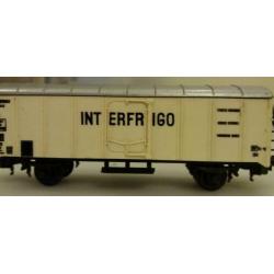 4x Modelspoor wagon H0