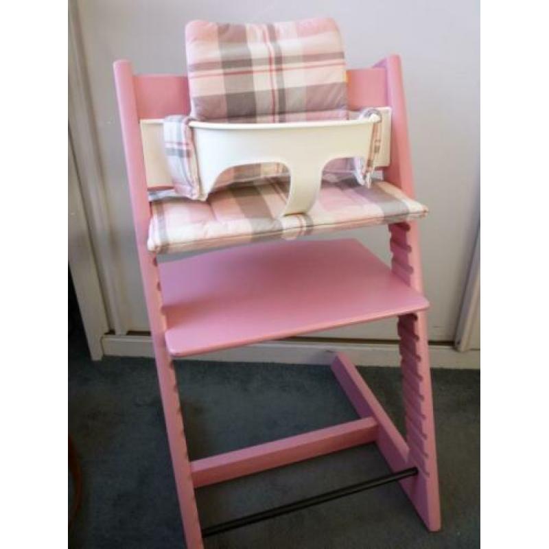 Complete roze Stokke trip trap Tripp Trapp kinderstoel
