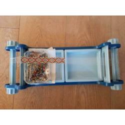 Kraaltjes weefgetouw. Weefraam.SMOBY