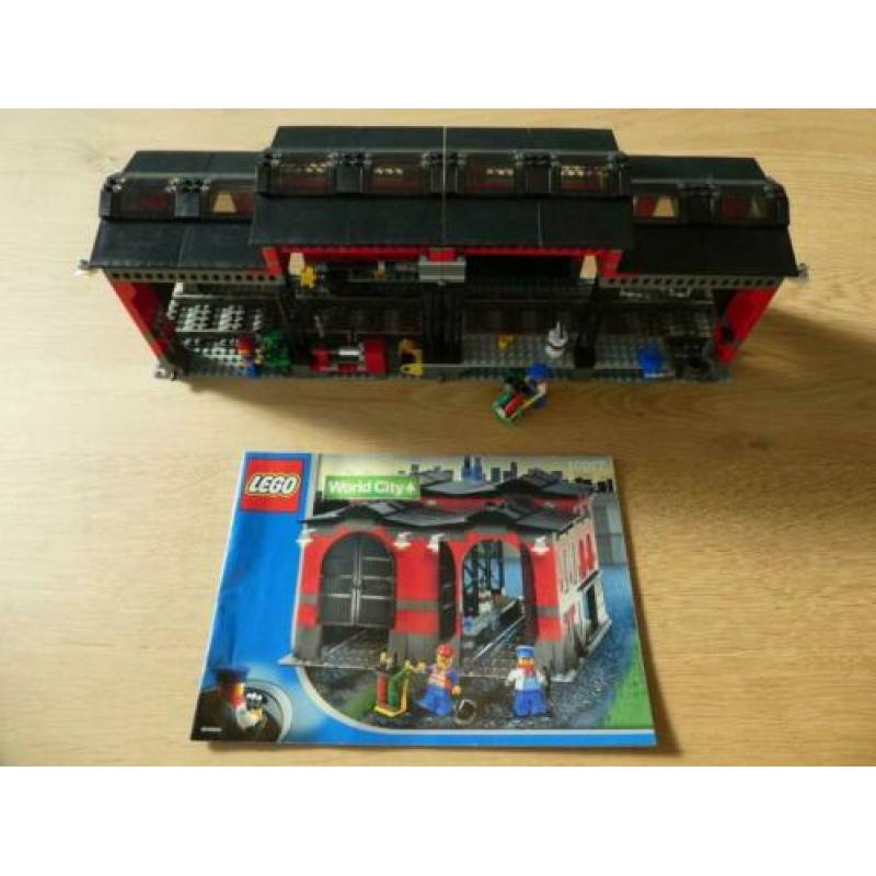 Lego trein 10027 Train Engine Shed zonder doos