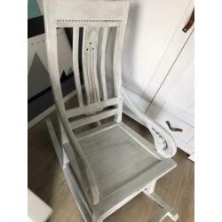 Houten schommelstoel