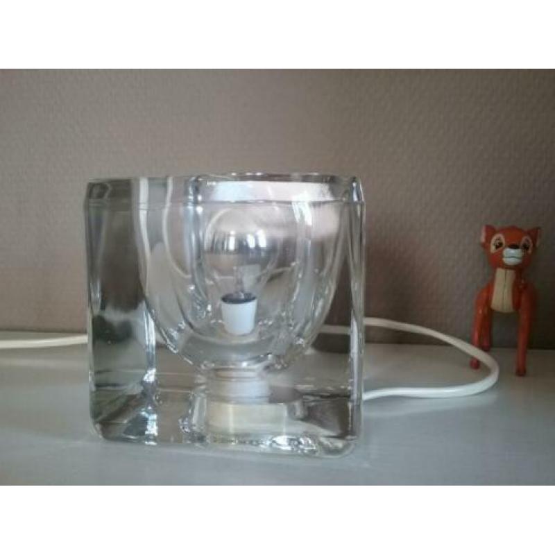 Peill & Putzler tafellamp lamp ice cube jaren 60