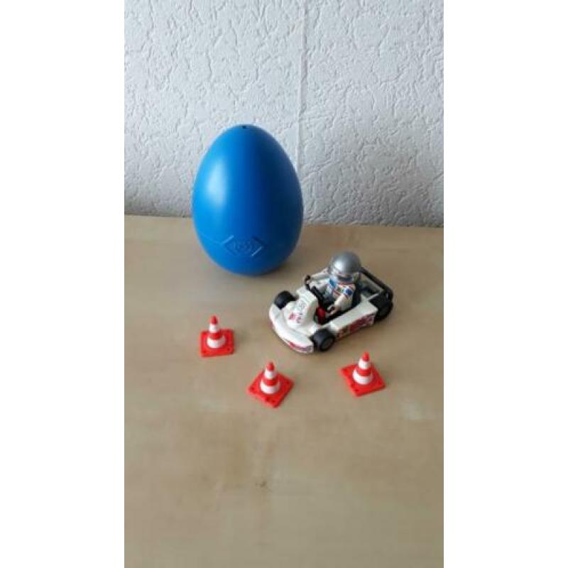 Playmobil set 4932 Blauw Ei: Go Kart en coureur