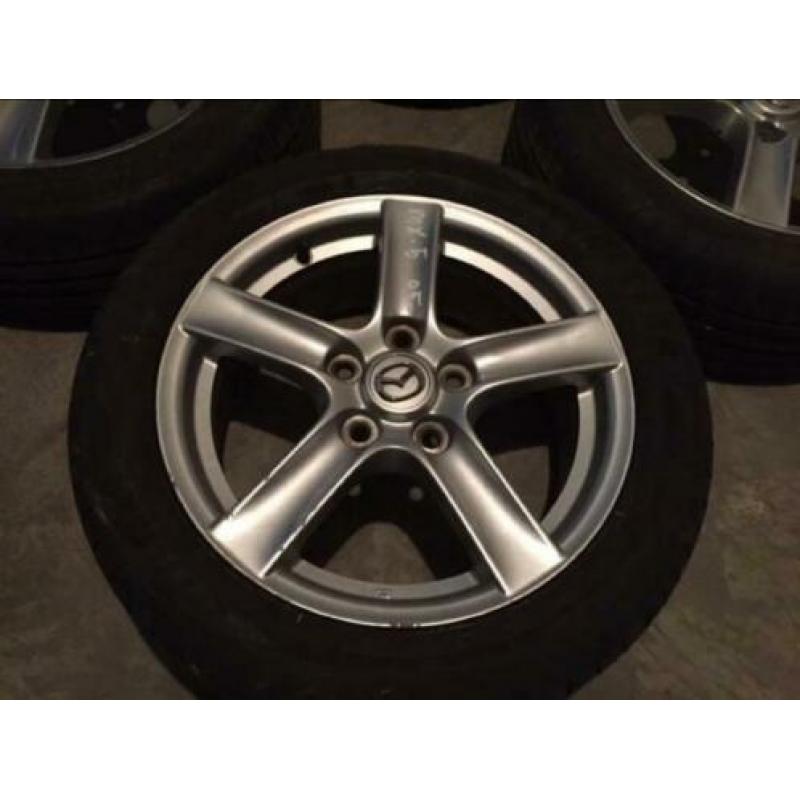 ? 16” Originele Mazda Mx5 NC velgen met Banden 5x114,3