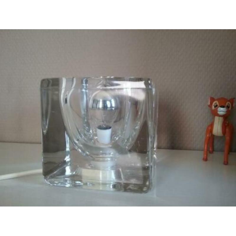 Peill & Putzler tafellamp lamp ice cube jaren 60