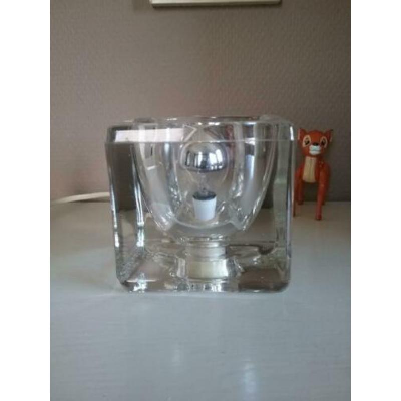 Peill & Putzler tafellamp lamp ice cube jaren 60
