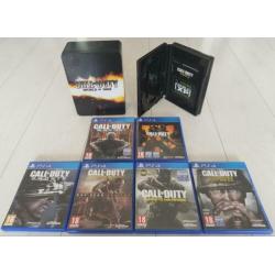 Nette Playstation 4 / 3 Controllers / 28 Games