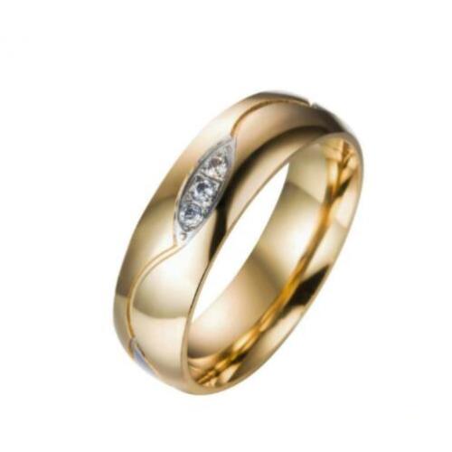 Prachtige RVS Ring in de Kleur Goud en Zilver Maat 18 Nieuw
