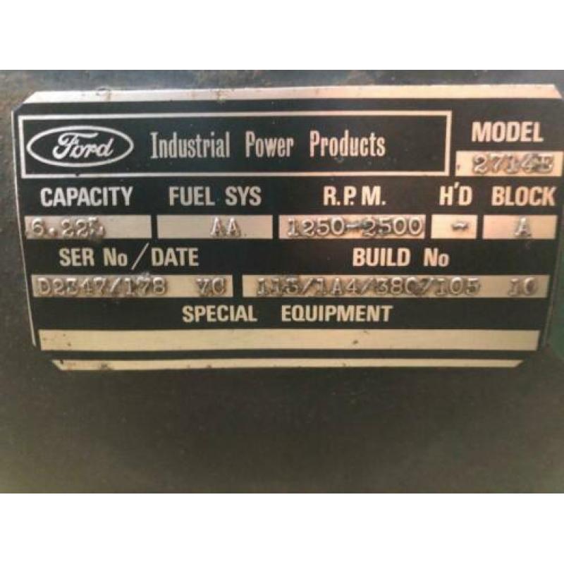 Ford 2714E 60 kVA Silent generatorset