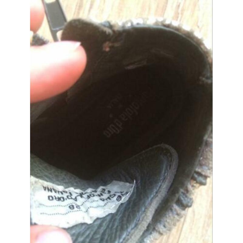 Pantofola d’oro maat 28 meisjes schoenen zilver