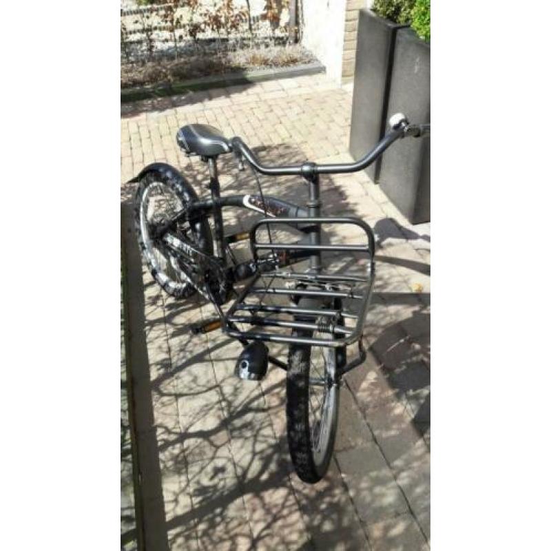 jongensfiets 20 inch volare cruiser transportmodel zwart