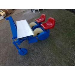 2 rij schijven plantmachine