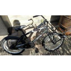 jongensfiets 20 inch volare cruiser transportmodel zwart