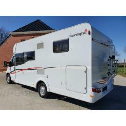 Dethleffs SunlightT67 Enkele bedden Garage Hefbed 2016 Airco