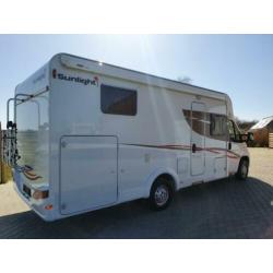 Dethleffs SunlightT67 Enkele bedden Garage Hefbed 2016 Airco