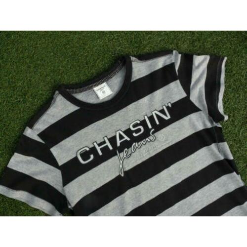 grijs zwart gestreept CHASIN shirt maat M als nieuw