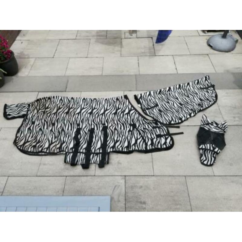 Vliegendeken 185cm zebra