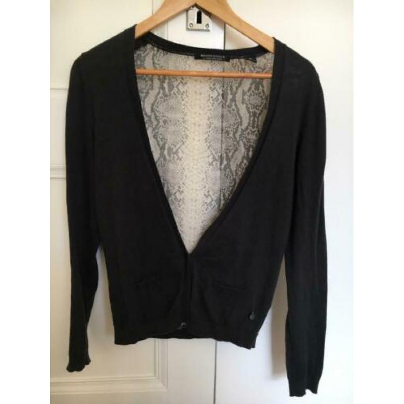 Maison Scotch vestje met slangenprint maat 1