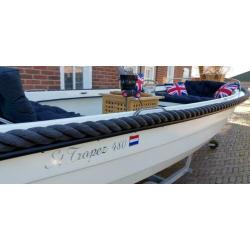 Schitterende StTropez 480 sloep Mercury 9.9 PK in nieuwstaat