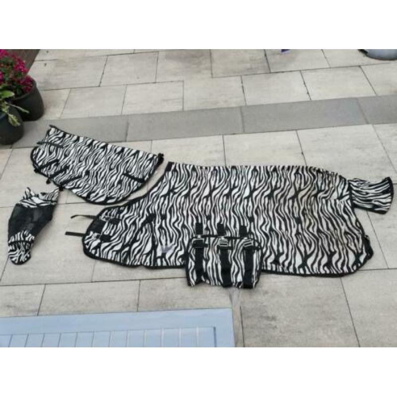 Vliegendeken 185cm zebra
