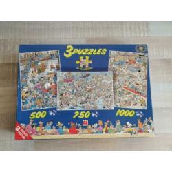 Jan van Haasteren 500/750/1000 stukjes compleet
