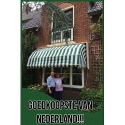 Markies herbekleden, nieuwe markiezen, zonwering, schermen.