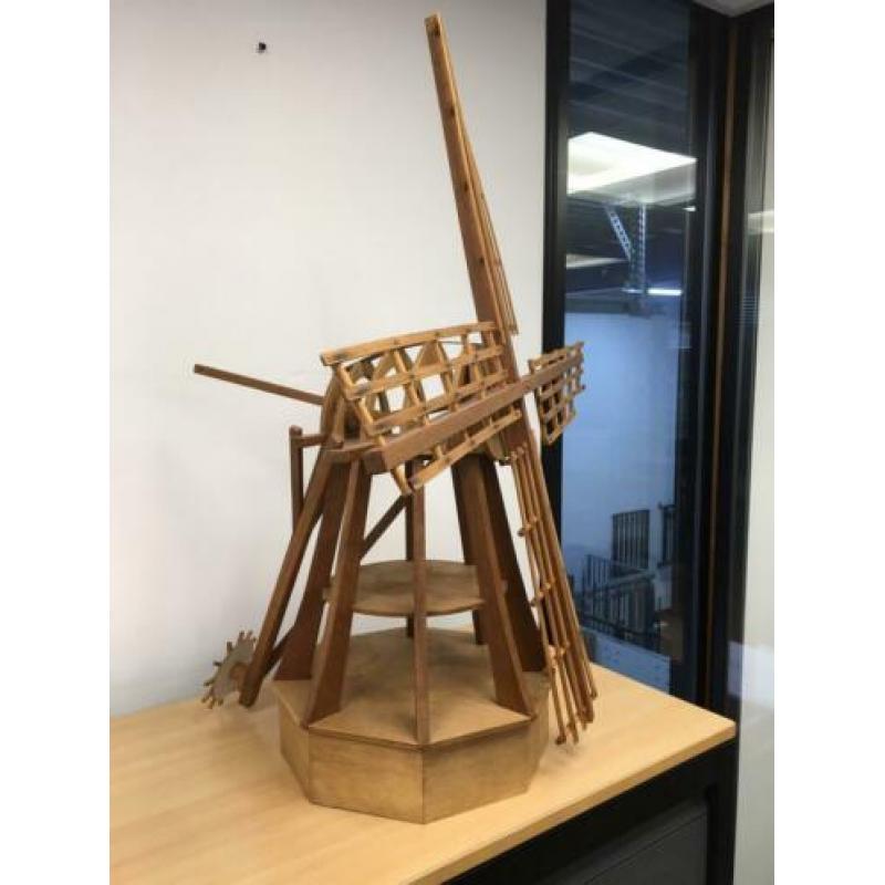 Houten Model Molen, Modelbouw Molen, Windmolen, Molenwiek