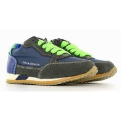 SHOESME maat 32 veter/rits blauw/grijs - gratis verzenden