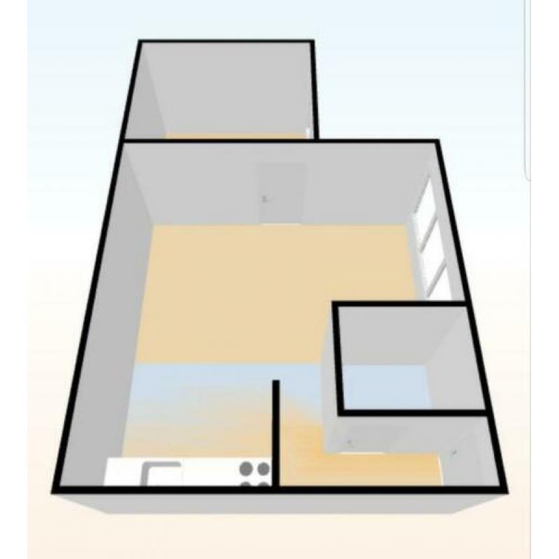 Studio (47m2) te huur omgeving Utrecht