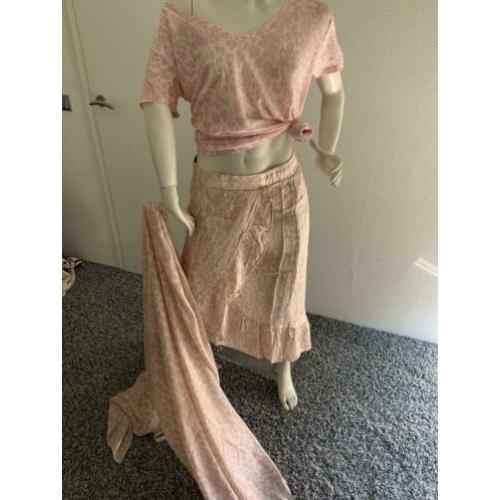 Alix rok mmet bijpassend shirt s en omslag doek