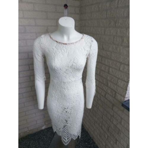 Witte kanten jurk van Forever21 maat S