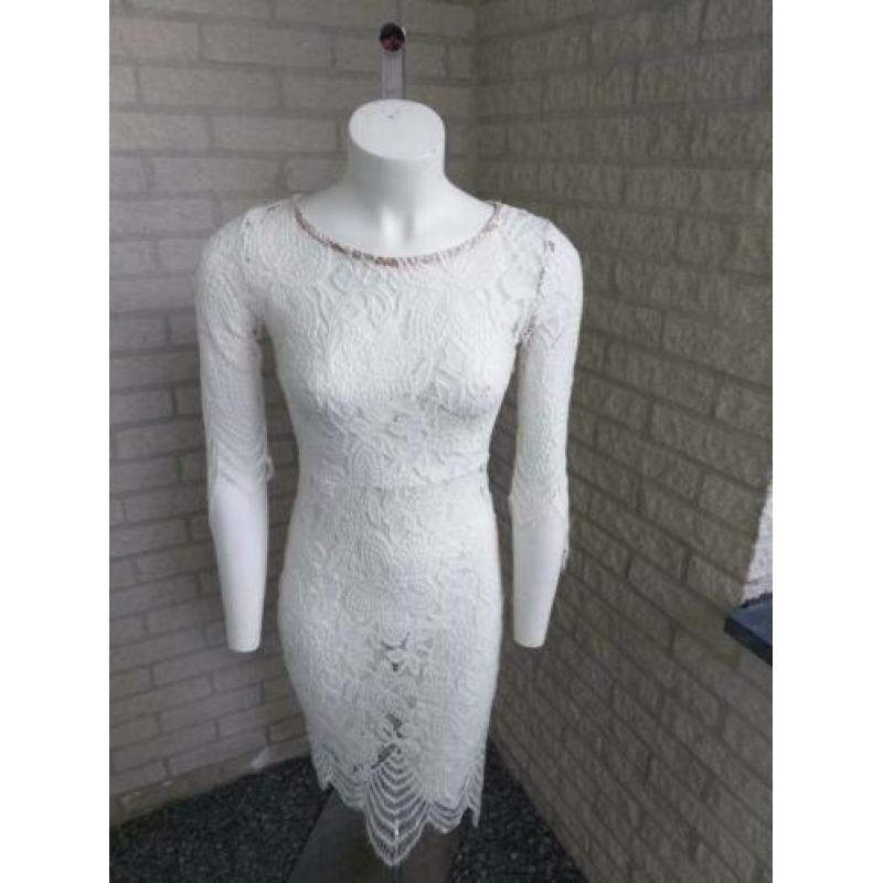 Witte kanten jurk van Forever21 maat S