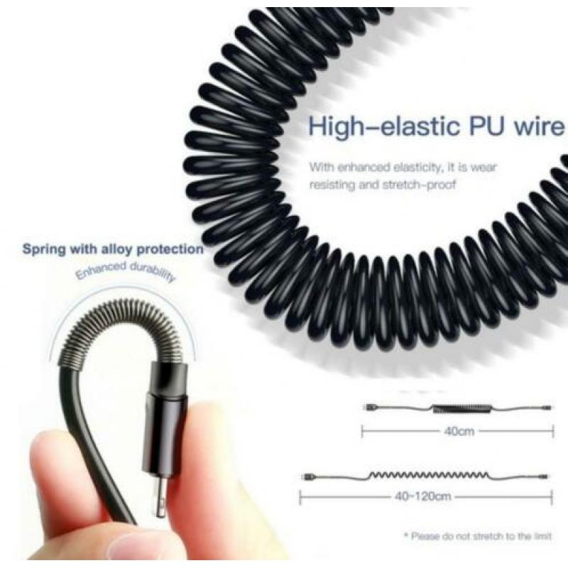usb oplaadkabel Baseus flexibel IPhone X XS Max XR 8 7 6