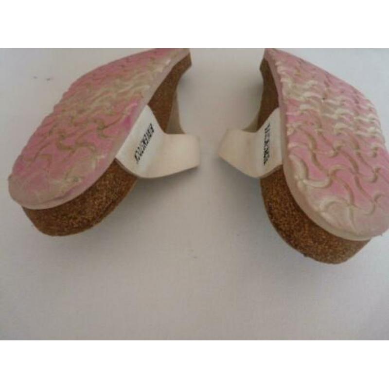 witte birkenstock slippers mt 37 model gizeh