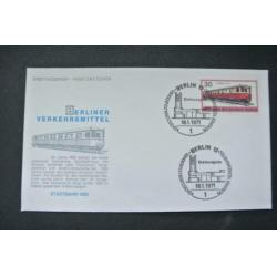 Duitsland Berlijn 5 FDC's onbeschreven
