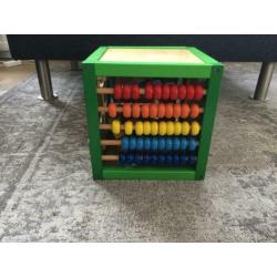 Houten inklapbare speelkubus