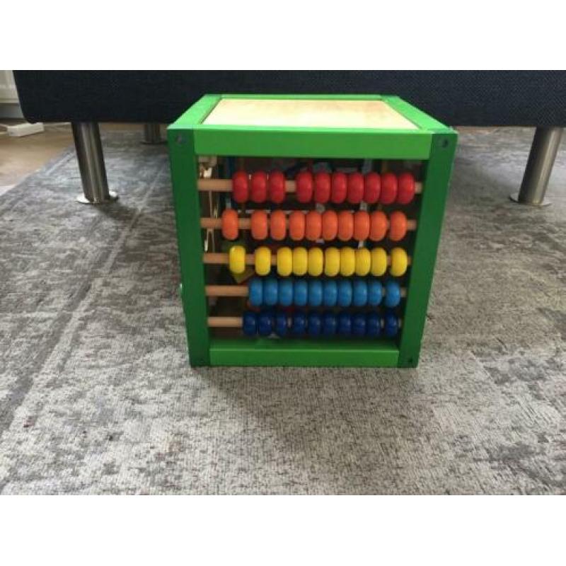 Houten inklapbare speelkubus