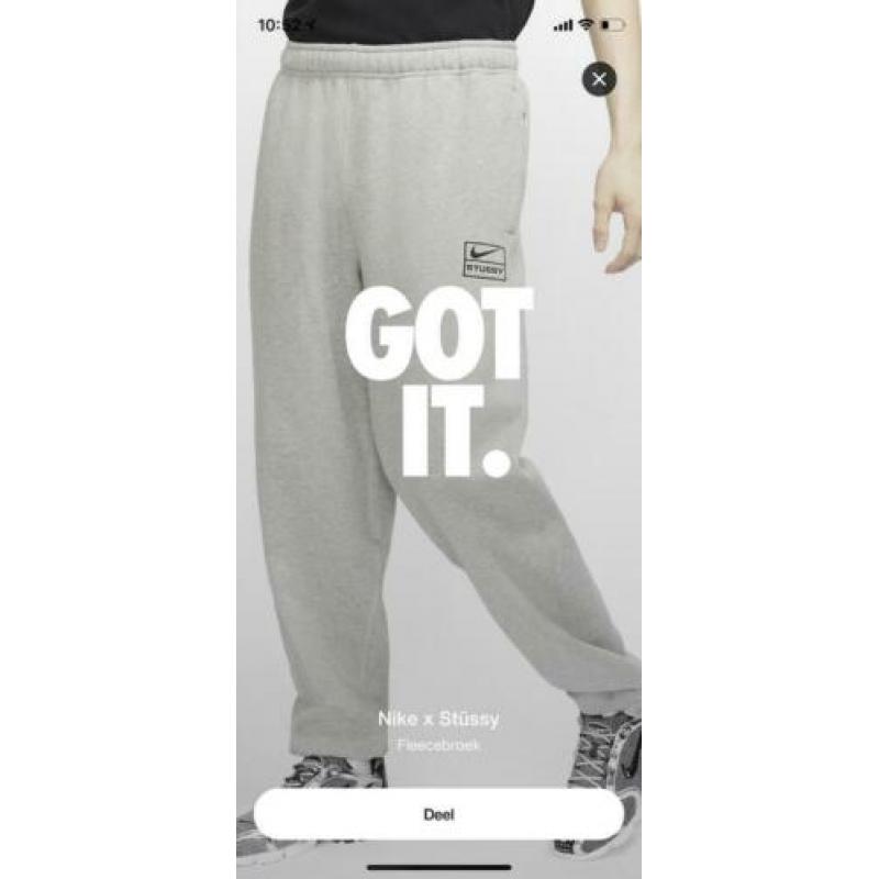 Nike x Stüssy Fleecebroek M