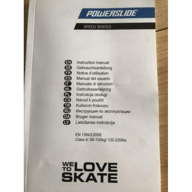 Powerslide R2 raceskates skeelers nieuw 43