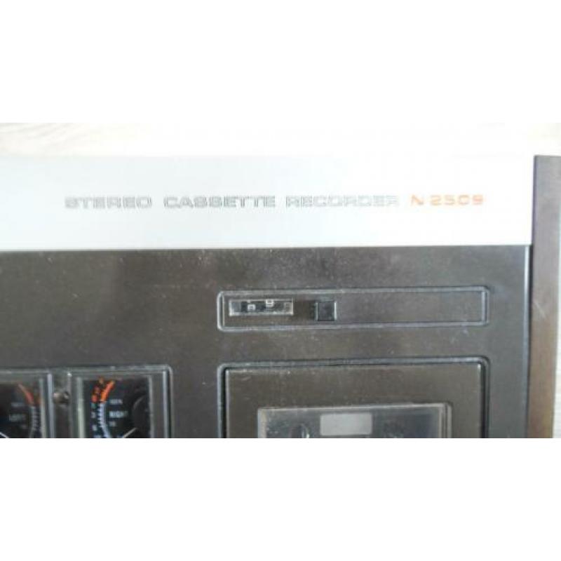 Philips N2509 Cassettedeck in nieuwstaat.