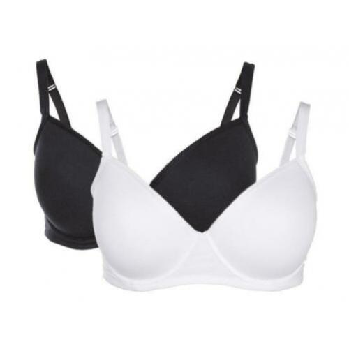 Aangeboden NIEUW zwart en witte bh's.