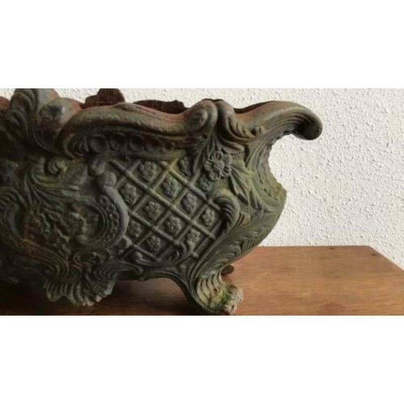 Oude Franse jardinière oude tuinvaas brocante