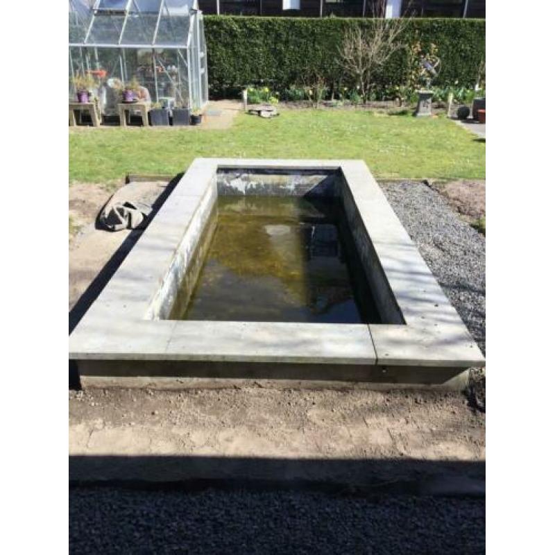 Vijver of borderrand 4 x 2 meter