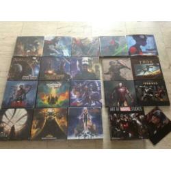 Marvel's art books collection 18, some verry rare, in SEAL