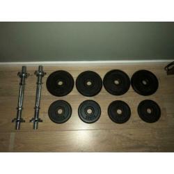 Dumbells set diverse gewichten