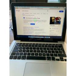 macbook pro 13" 2012 i5 8gb Ram 120gb Rom accu 6 uren
