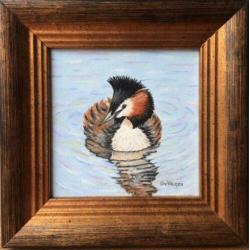 Schilderij Roodborst - Vogels