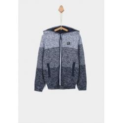 Nieuw Tiffosi vest cardigan Kelvin blauw wit maat 164